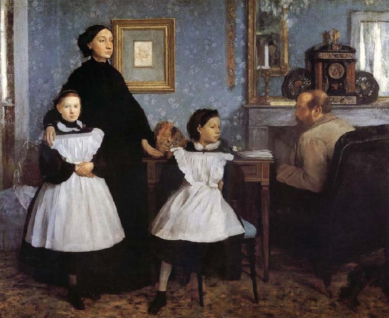 Edgar Degas Belury is family oil painting picture
